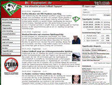 Tablet Screenshot of bl-tippspiel.de